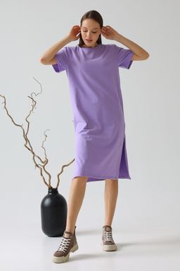 Платье женское 231L14 сиреневый - Solo mio фото 3