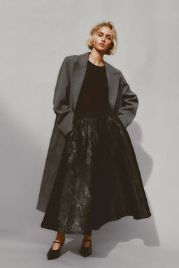 Falda en tejido jacquard