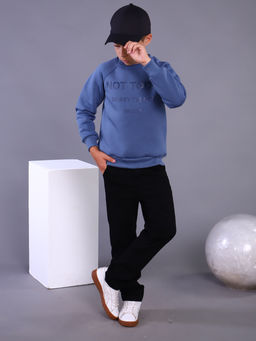 Толстовка "Сорри" синий