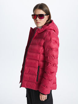 Kap??onlu D?z Uzun Kollu Kad?n ?i?me Mont - Waikiki фото 2