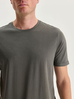 Bisiklet Yaka Penye Erkek Ti??rt