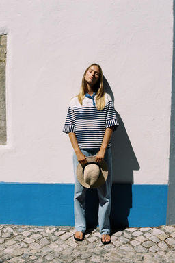 STRIPED LINEN BLEND SHIRT - Zara фото 3