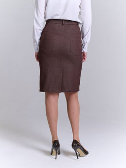 Джинсовая юбка прямого кроя