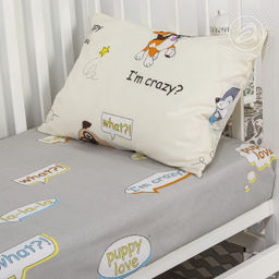 Люси Детский/Пододеяльник: 1 шт. - 147*112; Простыня: 1 шт. - 150*110; Наволочка: 1 шт. - 40*60; Поплин ясельный - Артпостелька фото 3