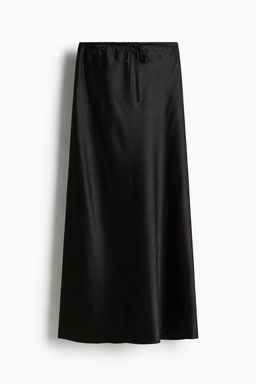 Falda de saten con cordon de ajuste - H&m фото 5
