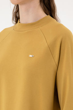 Kad_n Camel Regular Bisiklet Yaka Basic Sweatsh_rt