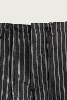 PANTAL?N DENIM ALGOD?N - LINO RAYAS / Azul - Zara фото 7