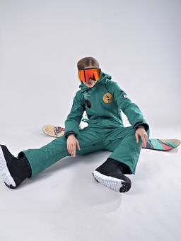 Женский зимний сноубордический комбинезон Alpha Endless 222/220730 GRN Изумрудный  фото 18