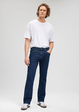 177 Koyu Mavi Comfort Jean Pantolon