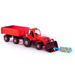 Крепыш, трактор с прицепом №1 и ковшом - Полесье фото 10