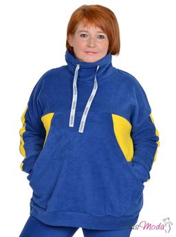 Толстовка Модель №1019 размеры 44-84 - Plusmoda фото 3