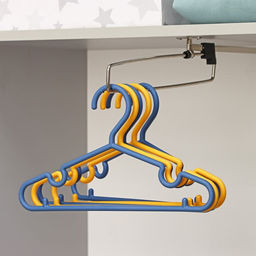 Цена за 5 шт. Плечики для одежды Доляна «Настроение», 29,5×17,5 см, цвет МИКС