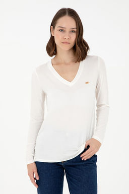 Женский кремовый свитшот Неожиданная скидка в корзине