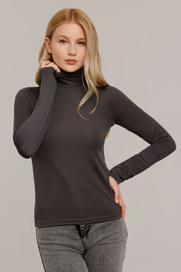 Арт.12803/6 Водолазка женская 42-50 (5 шт) Цвет:графит