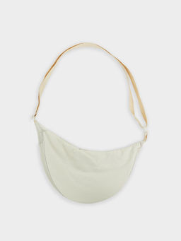 Сумка поясная кремовая