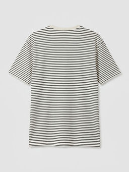 Bisiklet Yaka ?izgili Erkek Ti??rt