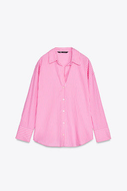 BASIC POPLIN SHIRT - Zara фото 12