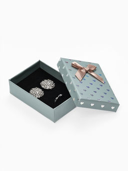 Набор подарочных коробочек 6 шт. под набор «Сердечки», 7×9.5, цвет серый (7528512)