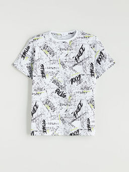 Bisiklet Yaka Erkek ?ocuk ?ortlu Pijama Tak?m?