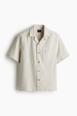 Camisa resort en mezcla de lino Regular Fit - H&m фото 2