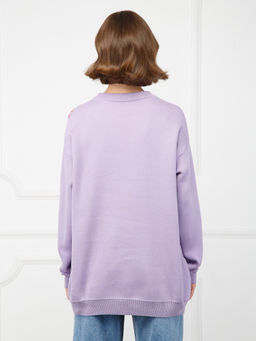 Джемпер женский ZZ-07012 lavender - Eleganzza фото 3