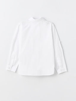 Basic Uzun Kollu Erkek ?ocuk G?mlek