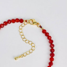 Браслет из Сердолика 17,5 см + - Радуга самоцветов фото 4