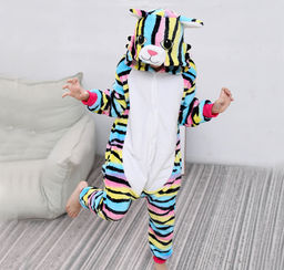 Пижама кигуруми радужная кошка (детская)