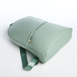 Рюкзак женский из искусственной кожи на молнии, 2 кармана, цвет зелёный - Simaland фото 4