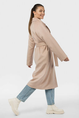 01-11275 Пальто женское демисезонное (пояс)