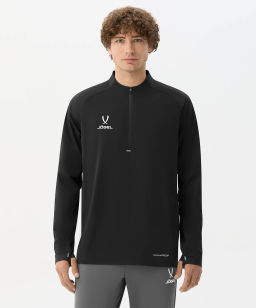 Джемпер ветрозащитный JOGEL PREMIER PerFormPROOF 1/4 Zip Wind Top, черный  фото 6