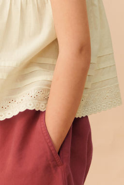 BLUSA BORDADOS COMBINADOS LIMITED EDITION / Crudo / Beige - Zara фото 5