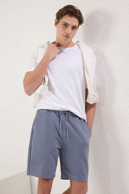 Mavi Regular/Normal Kesim Orta Boy Lastik Belli Ba_c_kl_ Diki_ Detayl_ _ort TMNSS20SR0070