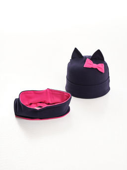 Комплект (шапка+снуд) UD 3021 т.синий