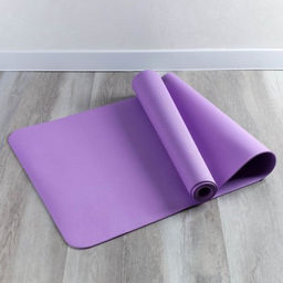 Коврик для йоги и фитнеса спортивный гимнастический EVA 4мм. 173х61х0,4 цвет: фиолетовый / YM-EVA-4V / уп 24 - Галеонтрейд фото 3