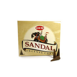 Благовония конусы HEM Sandalo Сандал уп-12шт