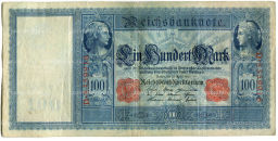 100 марок 1910 года Германия