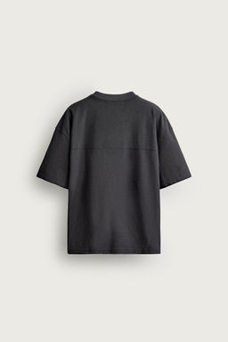 CAMISETA RELAXED FIT COSTURA / Antracita oscuro - Zara фото 6