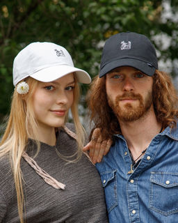 Бейсболка DJINNS арт. Dad Cap LoveMeNot (черный)