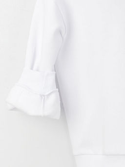 Basic Uzun Kollu K?z ?ocuk Hoodie