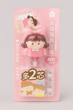 Корректор "Girlfriend", pink + 2 сменных блока