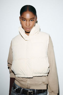 RUBBERISED PADDED GILET