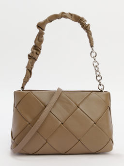 Женская сумка через плечо TENDANCE Артикул 4238522, серо-бежевый