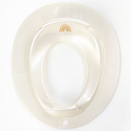 Накладка на унитаз детская Крошка Я «Радуга», белый