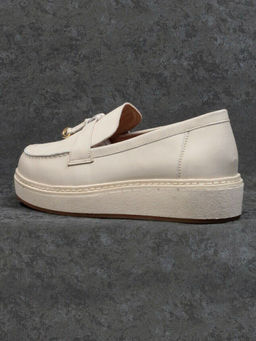 03-5061-3 BEIGE Лоферы женские (натуральная кожа)