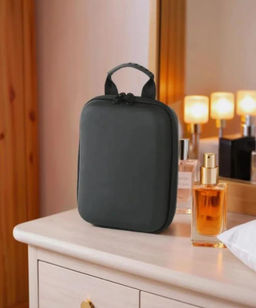 Косметичка дорожная, органайзер для косметики, несессер, черная