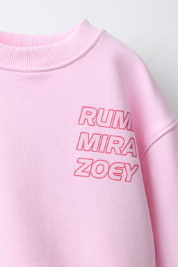 SUDADERA ESTAMPADA KPOP DEMON HUNTERS NETFLIX / Rosa - Zara фото 5