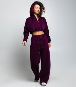 Спортивный костюм #КТ5848, фиолетовый - Dommod фото 2