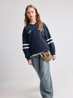 ACOOLA / Джемпер детский для девочек Amberley темно-синий  фото 8