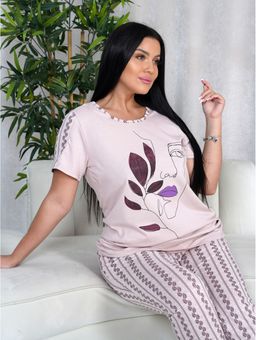 Дина пижама женская (пудра) - Lovetex фото 6